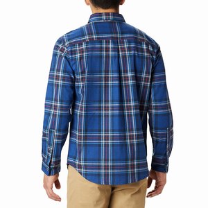 Columbia Boulder Ridge™ Långärmad Flannel Herr Blå (TPBYF0735)